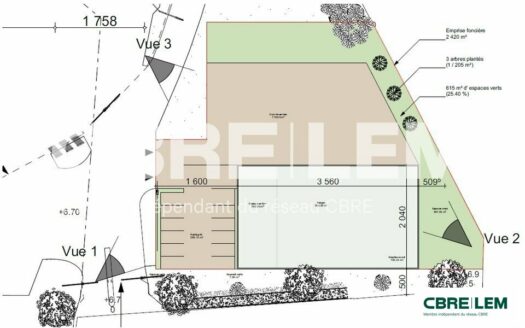 L LOCAL D'ACTIVITES de 850 m²