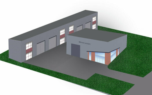 L LOCAL D'ACTIVITES de 480 m²
